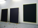 Im Atelier 2006, Bilder Nr. 18-2006, 19-2006 und 17-2006
