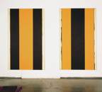 Diptychon, 1988, Acryl und Lack auf Baumwollgewebe, 200 cm x 280 cm