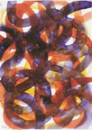 Nr. 129 - 2005, Aquarellfarben auf Papier, 20,8 cm x 14,7 cm
