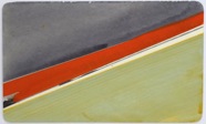 Nr. 235 - 2012, Aquarellfarben auf Karton, 10,8 cm x 18 cm